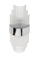 Бра стеклянное (хром) 92EL-YG59021S-2W