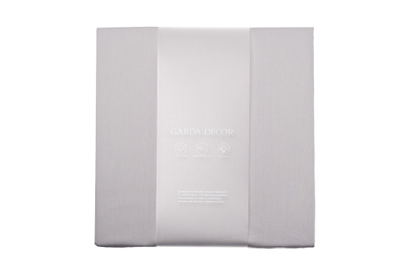 Пододеяльник сатиновый "Сны" 215х150см жемчужный