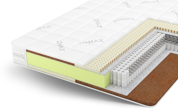 Матрас Lonax Duet Cocos-Latex S1000