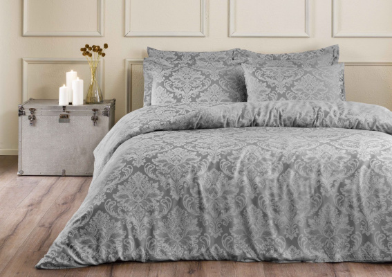 Комплект Постельного Белья Tivolyo Home Bambura Серый