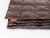 Одеяло Kauffmann Travel plaid Dark brown, легкое