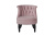 Кресло низкое дымчато-розовое велюровое 24YJ-8044B-06418
