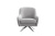 Кресло вращающееся серое велюровое ZW-855 GRE